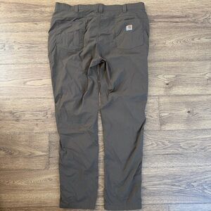 Carhartt Pants Mens Medium Regular Taupe Force Sun Defender Relaxed Fit 40x34